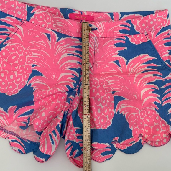 Lilly Pulitzer Pink and Blue High Waist Shorts - Picture 7 of 8